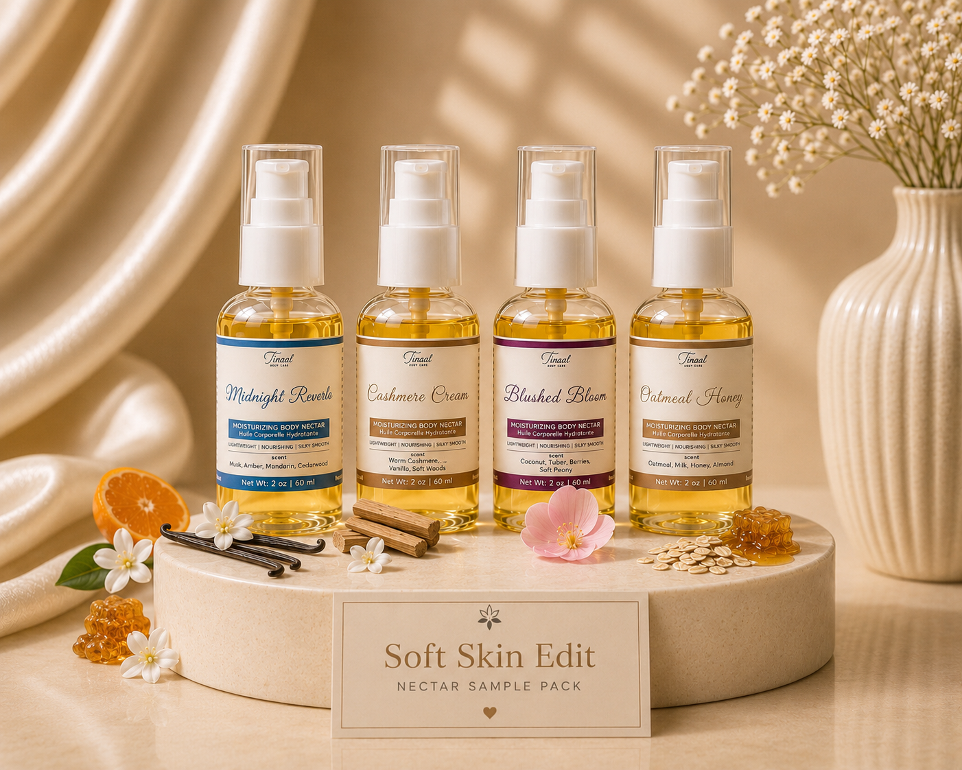 The Soft Skin Edit Nectar Sample Pack