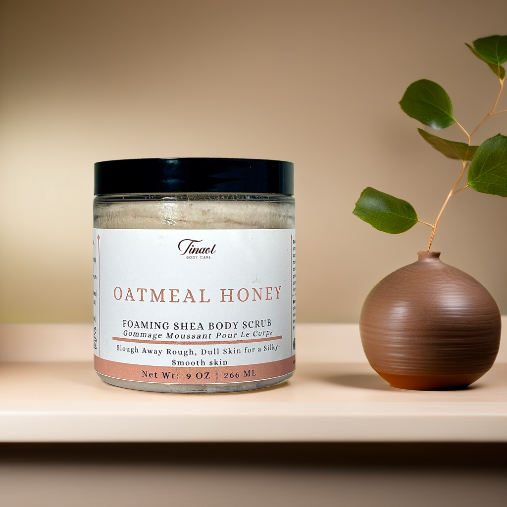 Oatmeal + Honey || Foaming Shea Body Scrub