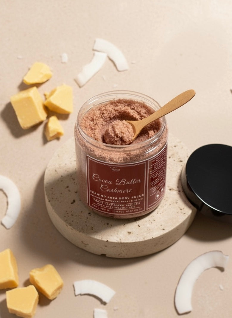 Cocoa Butter Cashmere || Foaming Shea Body Scrub