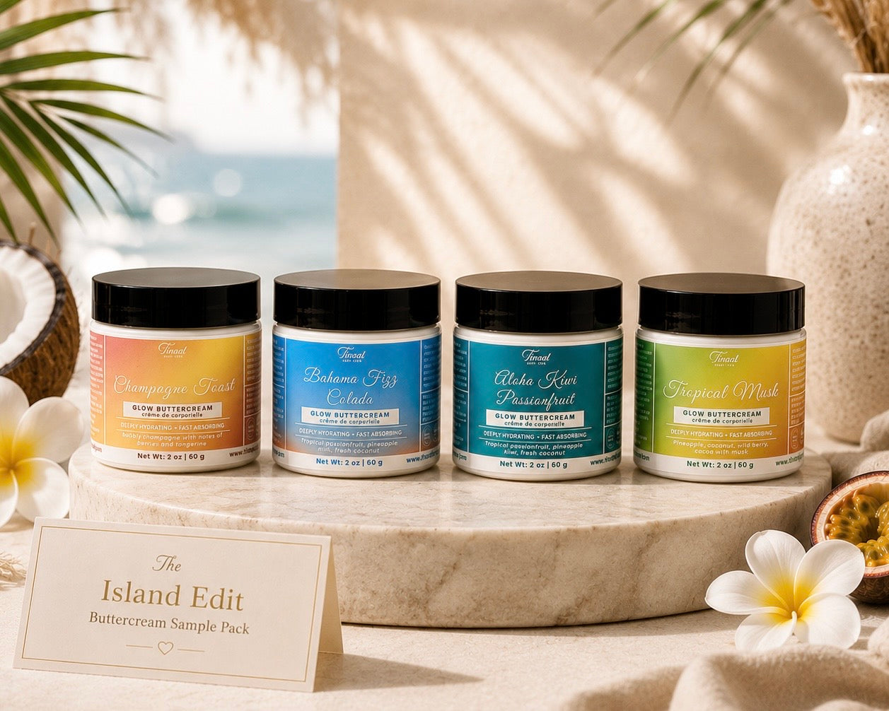 The Island Edit Glow Buttercream Sample Pack