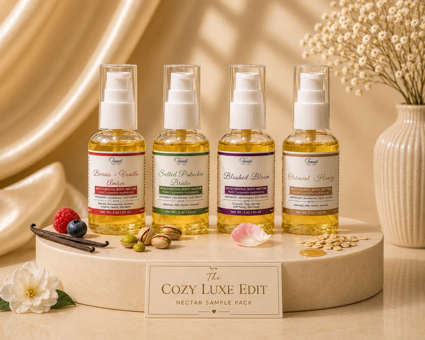 The Cozy Luxe Edit Nectar Sample Pack