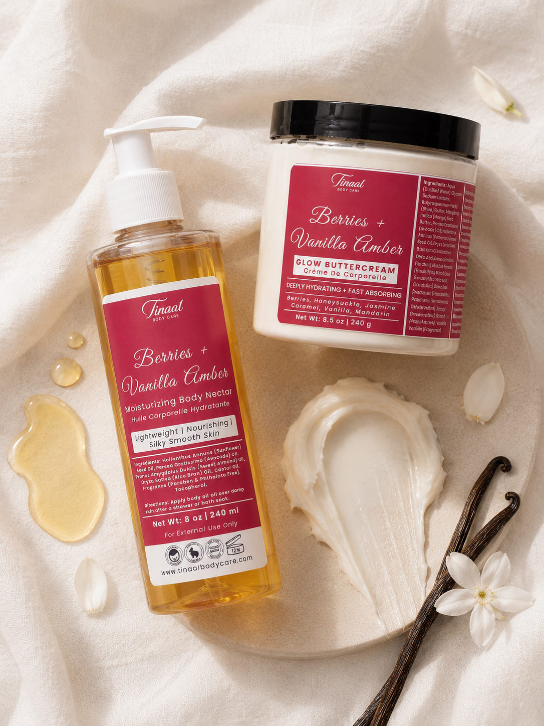 Berries + Vanilla Amber Duo