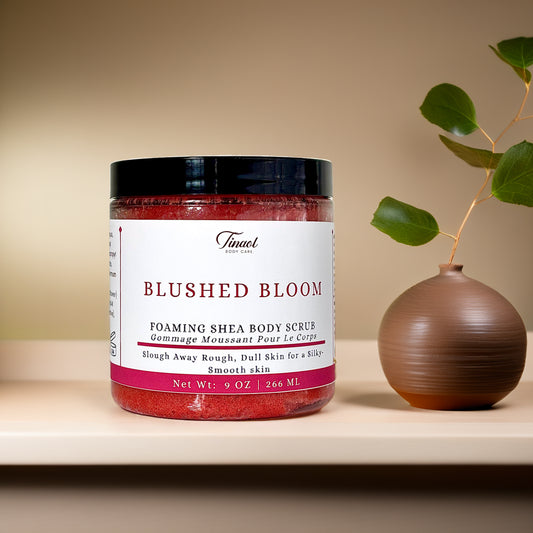 Blushed Bloom || Foaming Shea Body Scrub