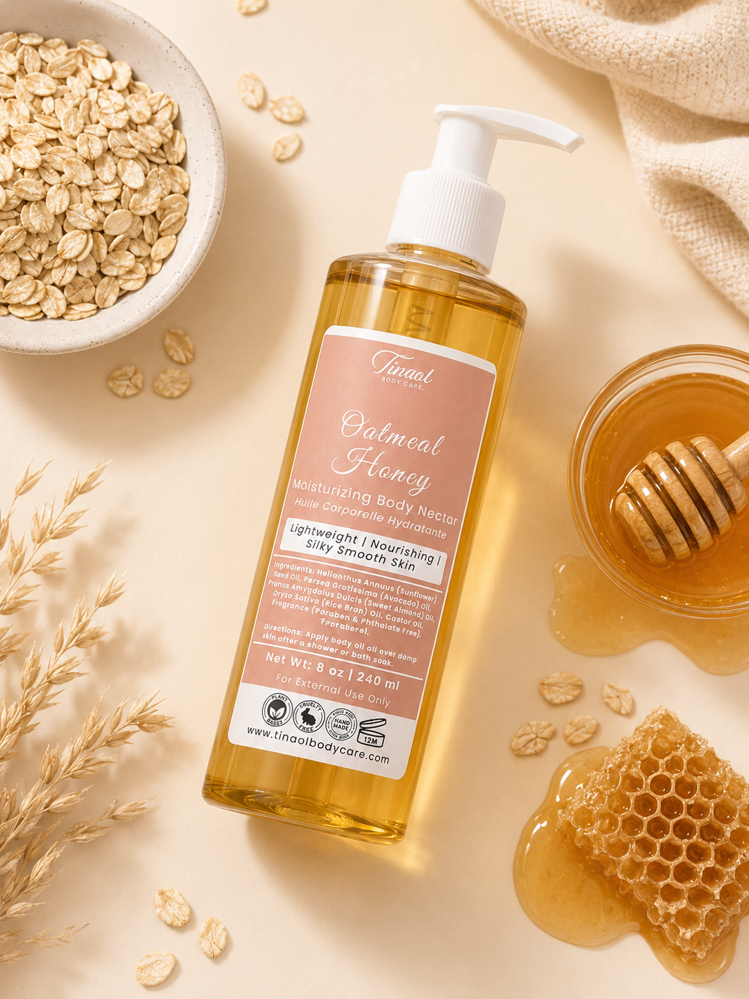 Oatmeal Honey || Moisturizing Body Nectar