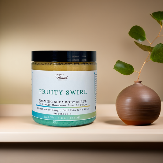 Fruity Swirl || Foaming Shea Body Scrub