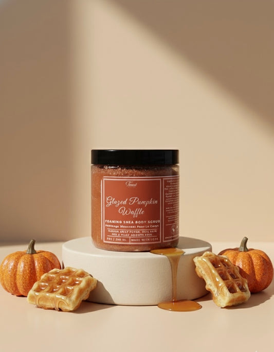 Glazed Pumpkin Waffle || Foaming Shea Body Scrub