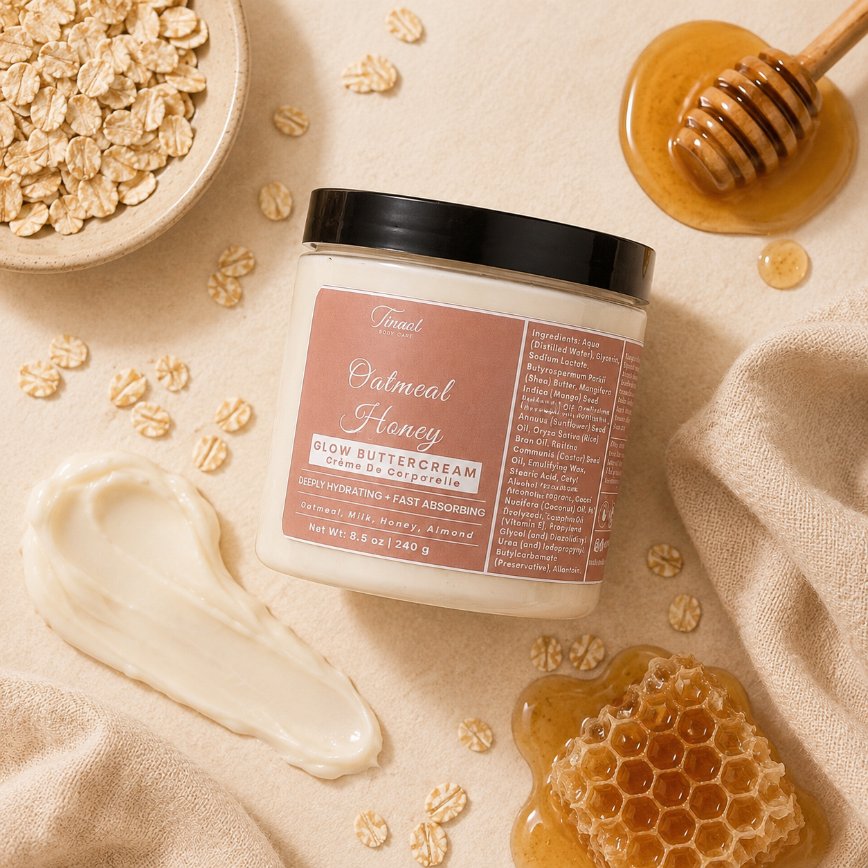 Oatmeal Honey || Glow Buttercream