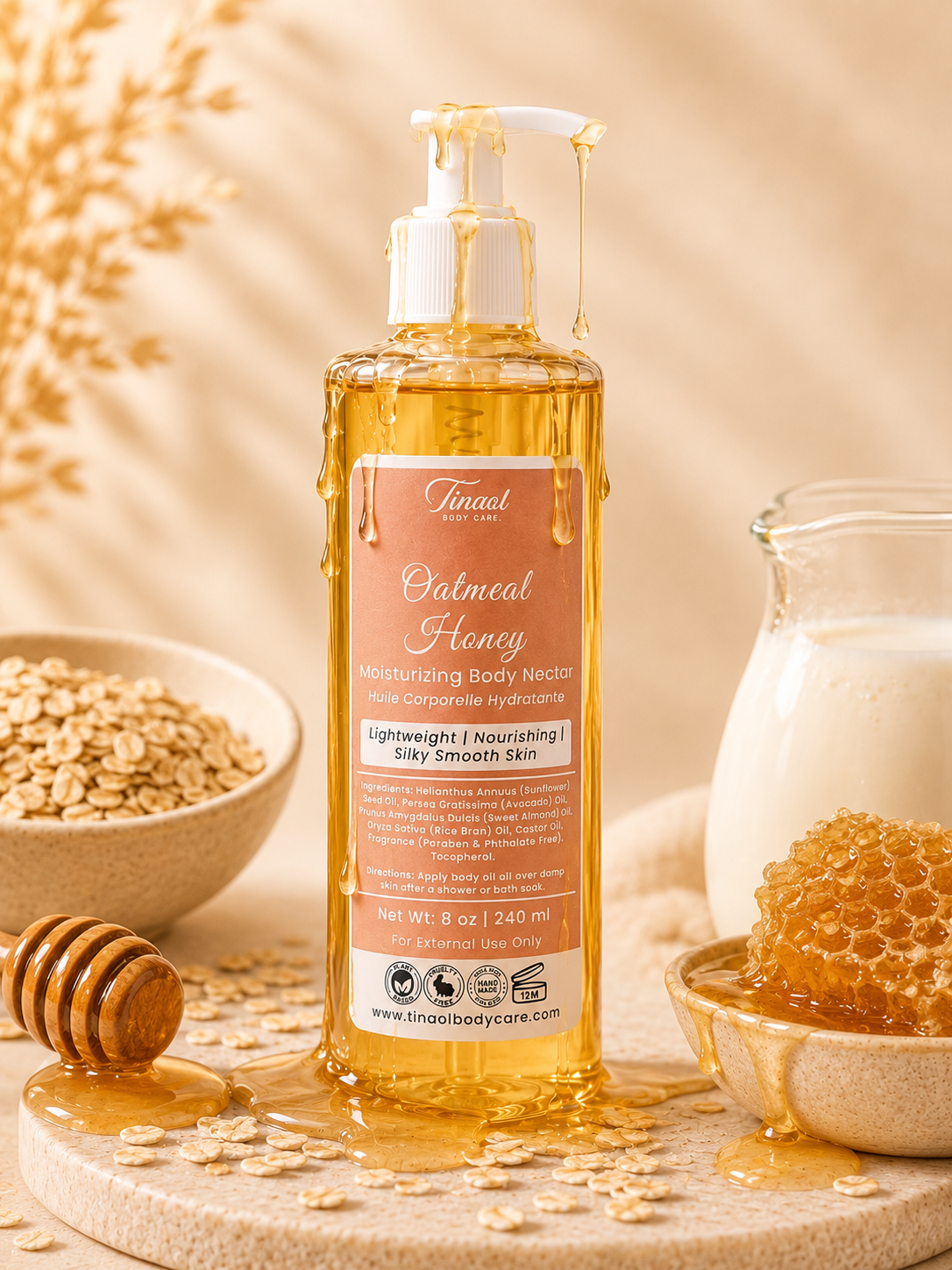 Oatmeal Honey || Moisturizing Body Nectar