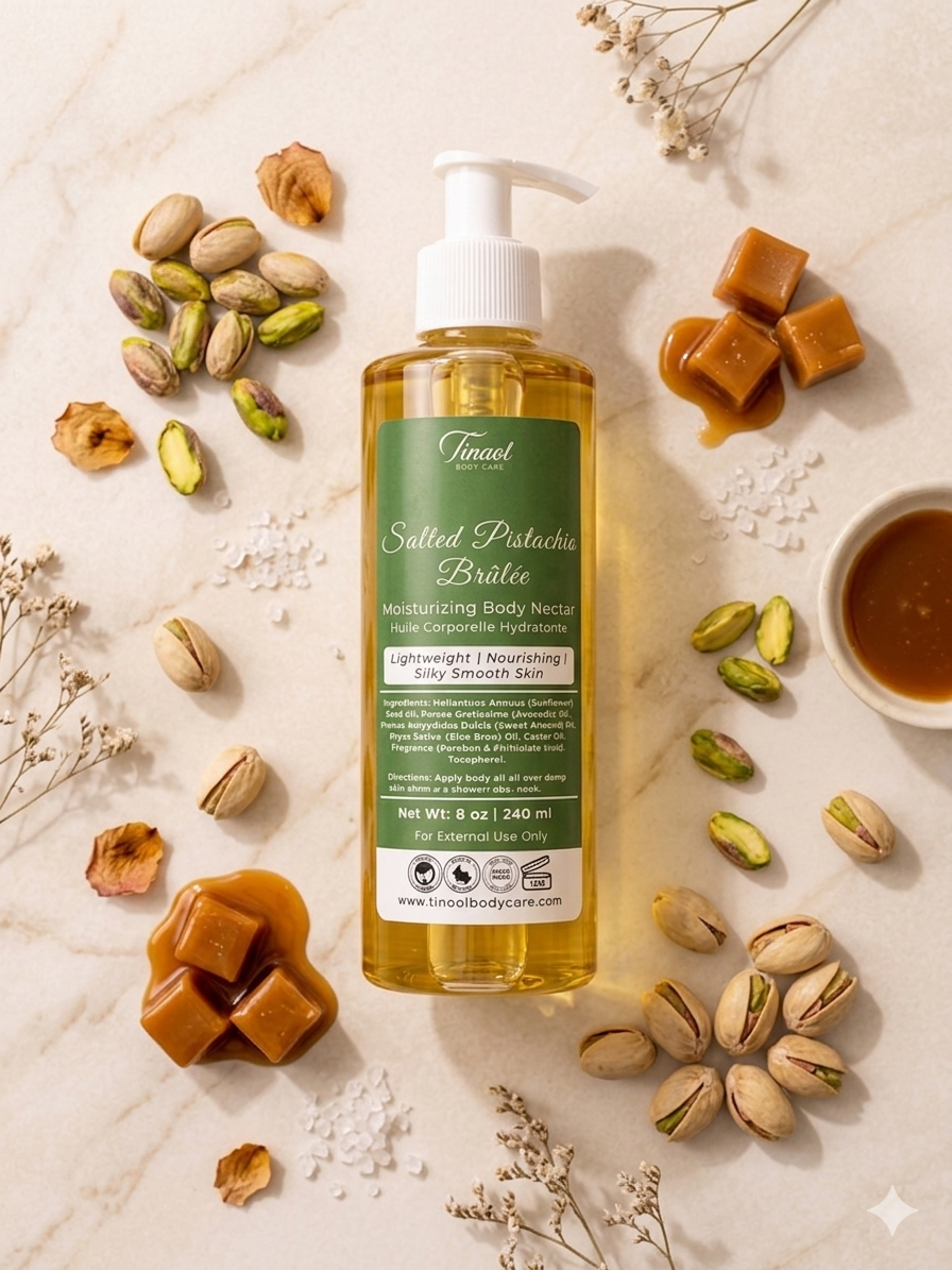 Salted Pistachio Brûlée || Moisturizing Body Nectar