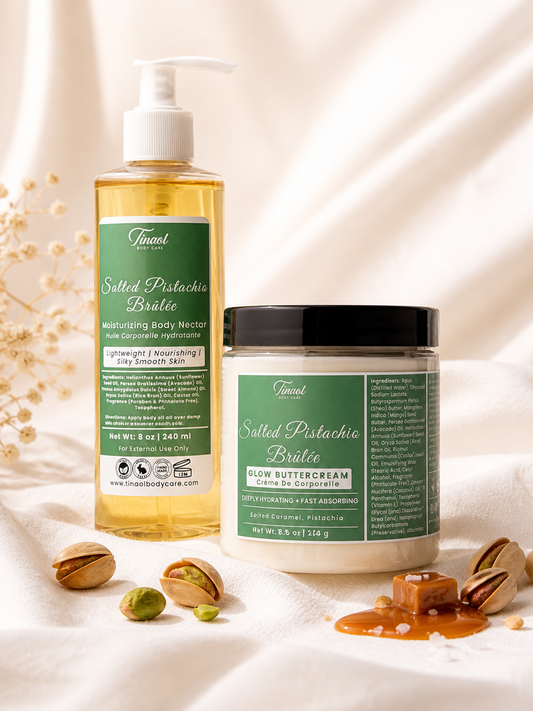 Salted Pistachio Brûlée Duo