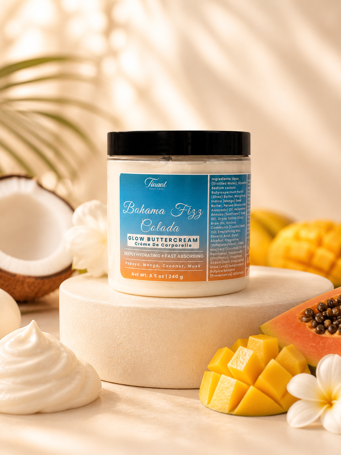 Bahama Fizz Colada || Glow Buttercream