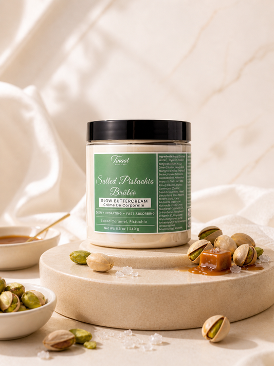 Salted Pistachio Brûlée || Glow Buttercream