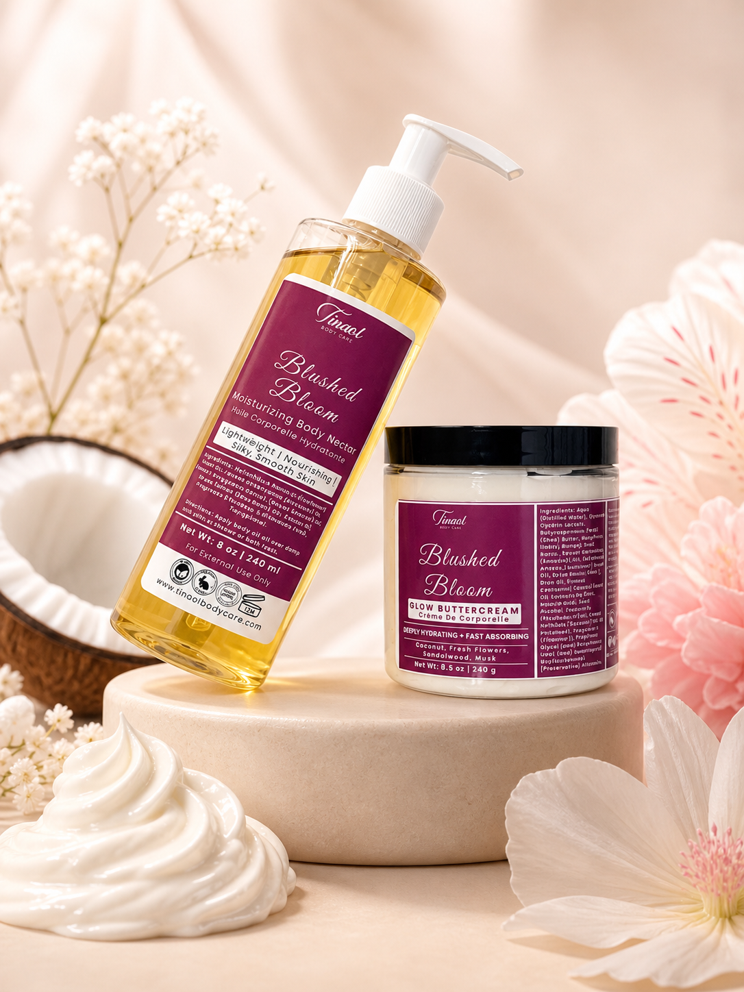 Blushed Bloom Duo