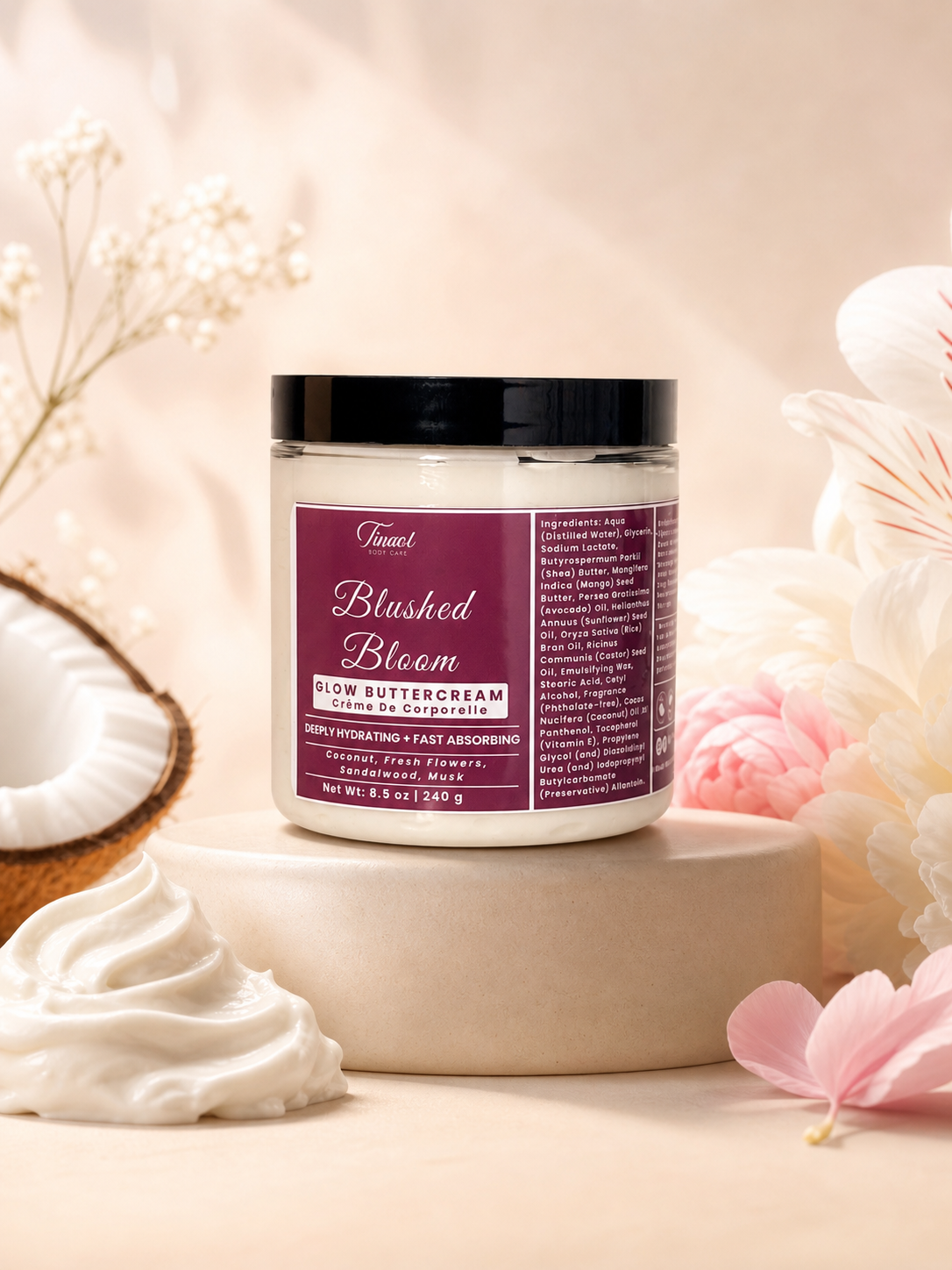Blushed Bloom || Glow Buttercream