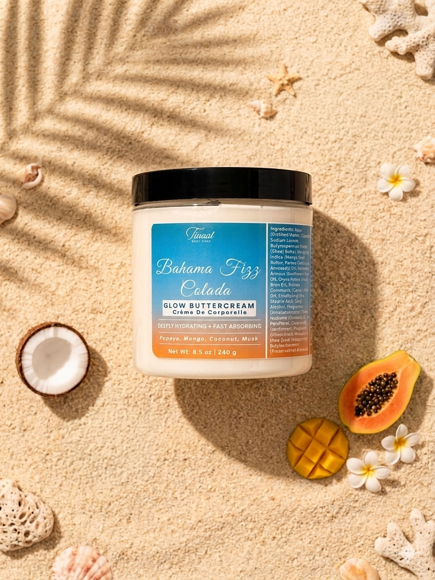 Bahama Fizz Colada || Glow Buttercream