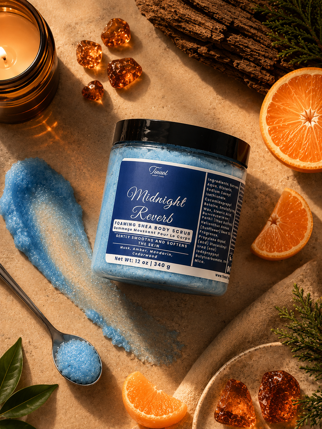 Midnight Reverb || Foaming Shea Body Scrub