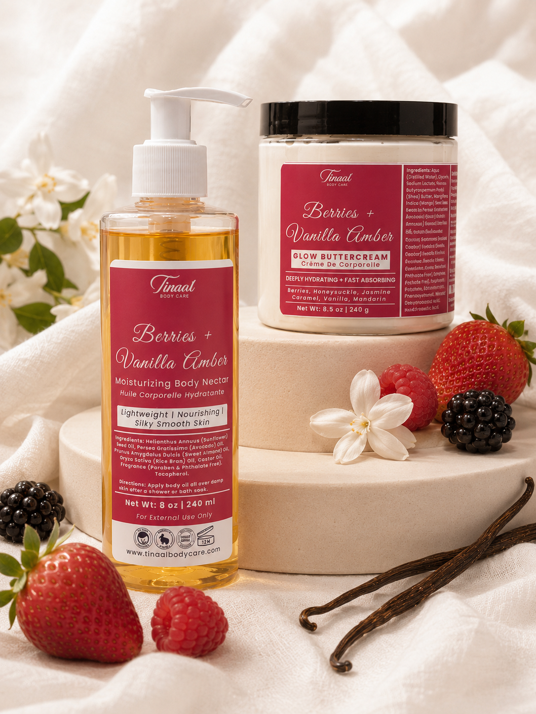 Berries + Vanilla Amber Duo