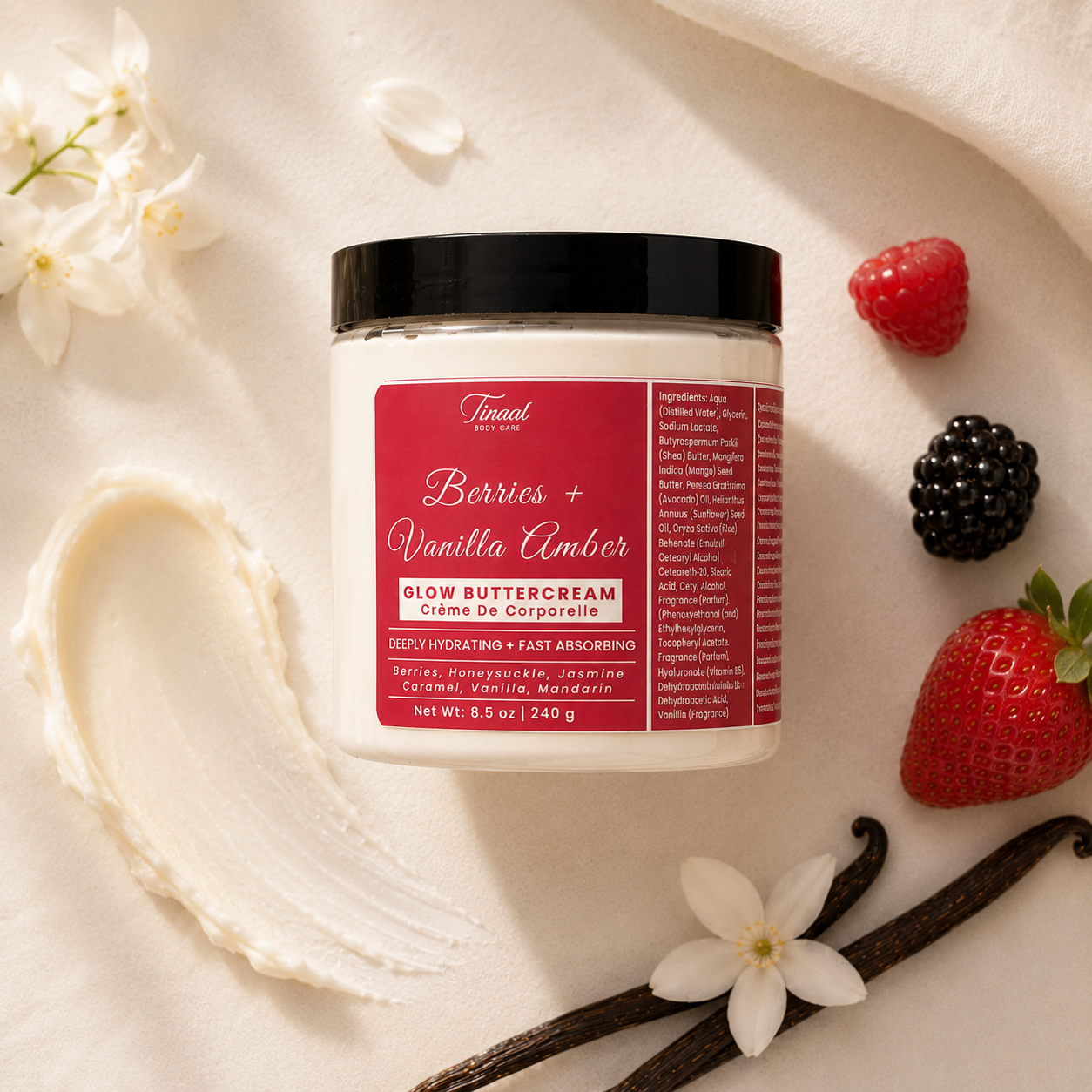 Berries + Vanilla Amber || Glow Buttercream
