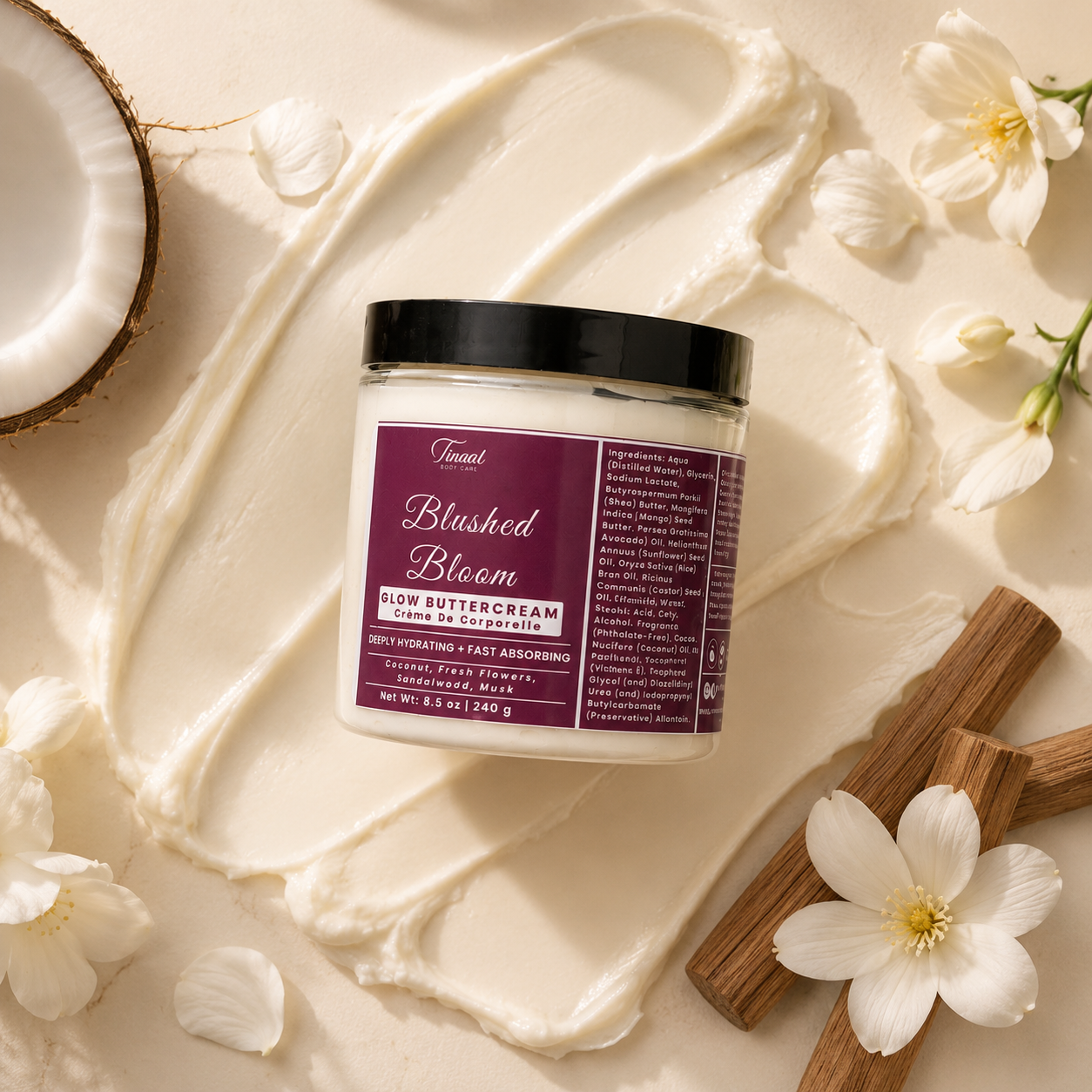 Blushed Bloom || Glow Buttercream