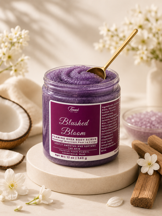 Blushed Bloom || Foaming Shea Body Scrub