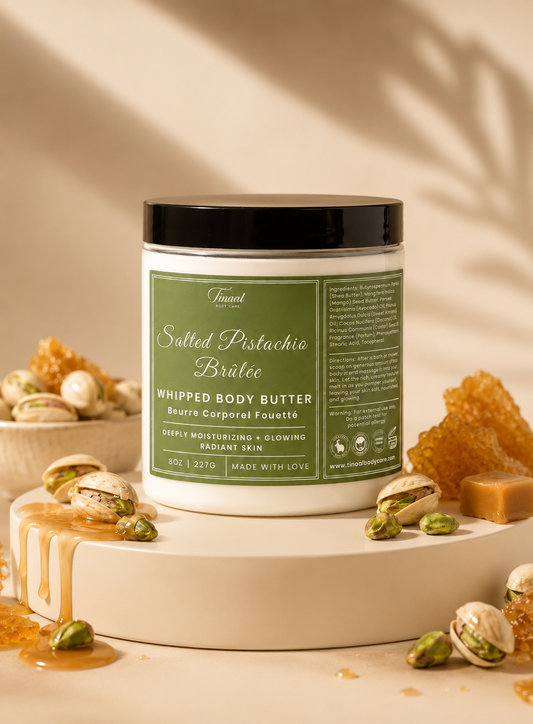 Salted Pistachio Brûlée || Whipped Body Butter