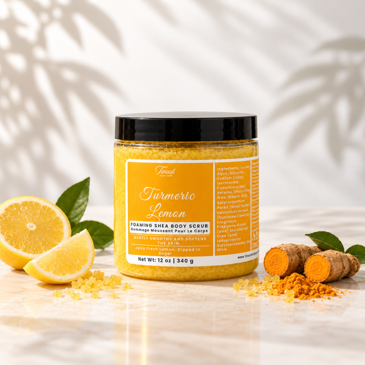 Turmeric Lemon || Foaming Shea Body Scrub