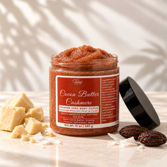 Cocoa Butter Cashmere || Foaming Shea Body Scrub