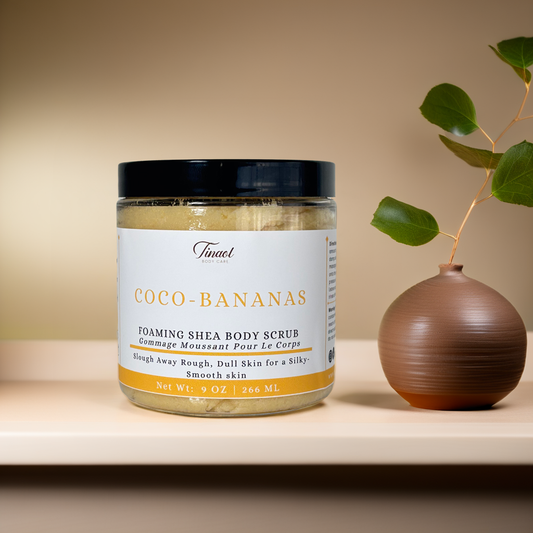 Coco-Bananas || Foaming Shea Body Scrub