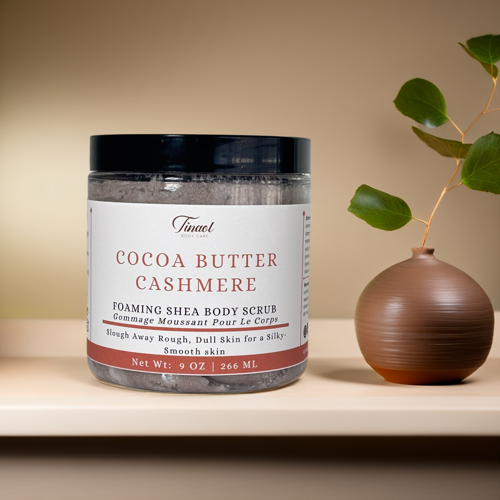 Cocoa Butter Cashmere || Foaming Shea Body Scrub
